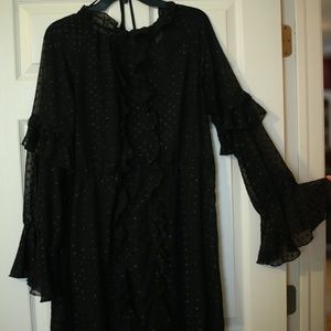 H&M BLACK LACEY DRESS